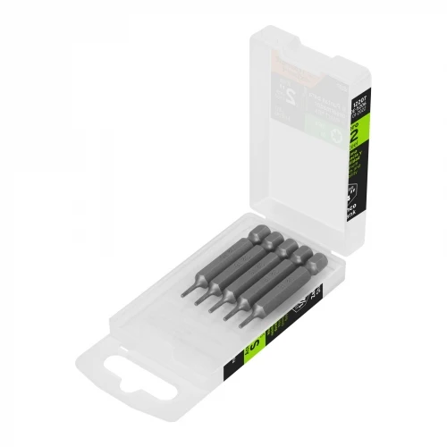 Estuche con 5 puntas torx T6 largo 2', Truper Expert 12207 PUDE-5206