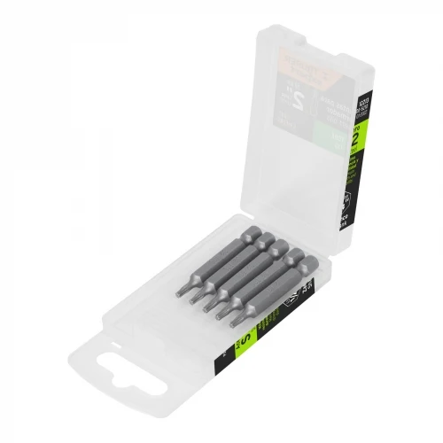 Estuche con 5 puntas torx T10 largo 2', Truper Expert 12213 PUDE-5210