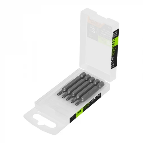 Estuche con 5 puntas torx T20 con seguro largo 2', Expert 12360 PUDE-6220