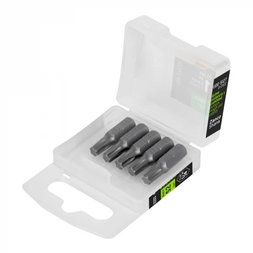 Estuche con 5 puntas torx T27 largo 1', Truper Expert 12203 PUDE-5127