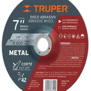 Expert ABT-780 Disco p/corte metale, tipo42, diámetro 7', alto rendimiento