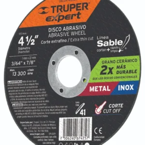 Expert DICOF-4510X - Disco tipo 41, corte metal, Línea Sable 4-1/2',1mm, Expert