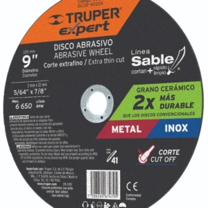 Expert DICOF-9020X Disco tipo 41, corte fino metal, Línea Sable 9', Expert