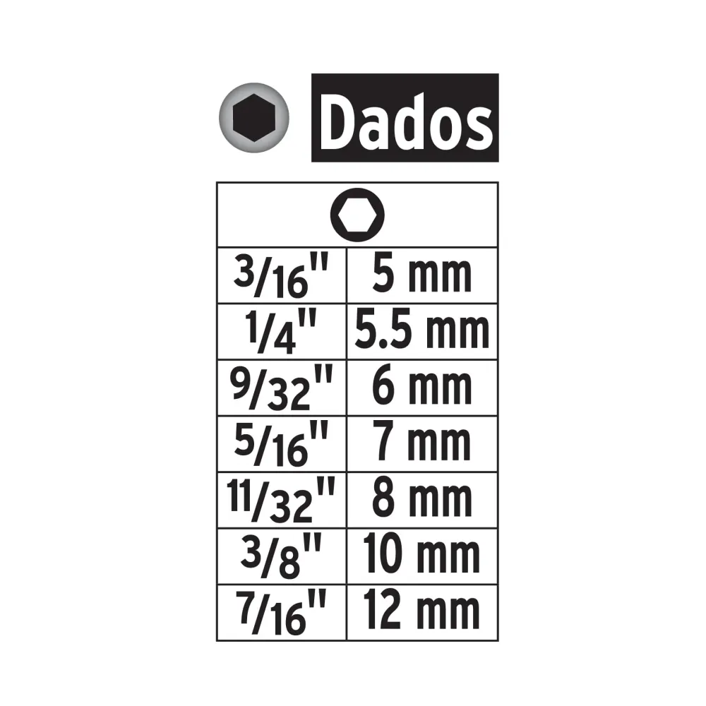 Juego de 14 dados magnéticos para taladro,Truper Expert
