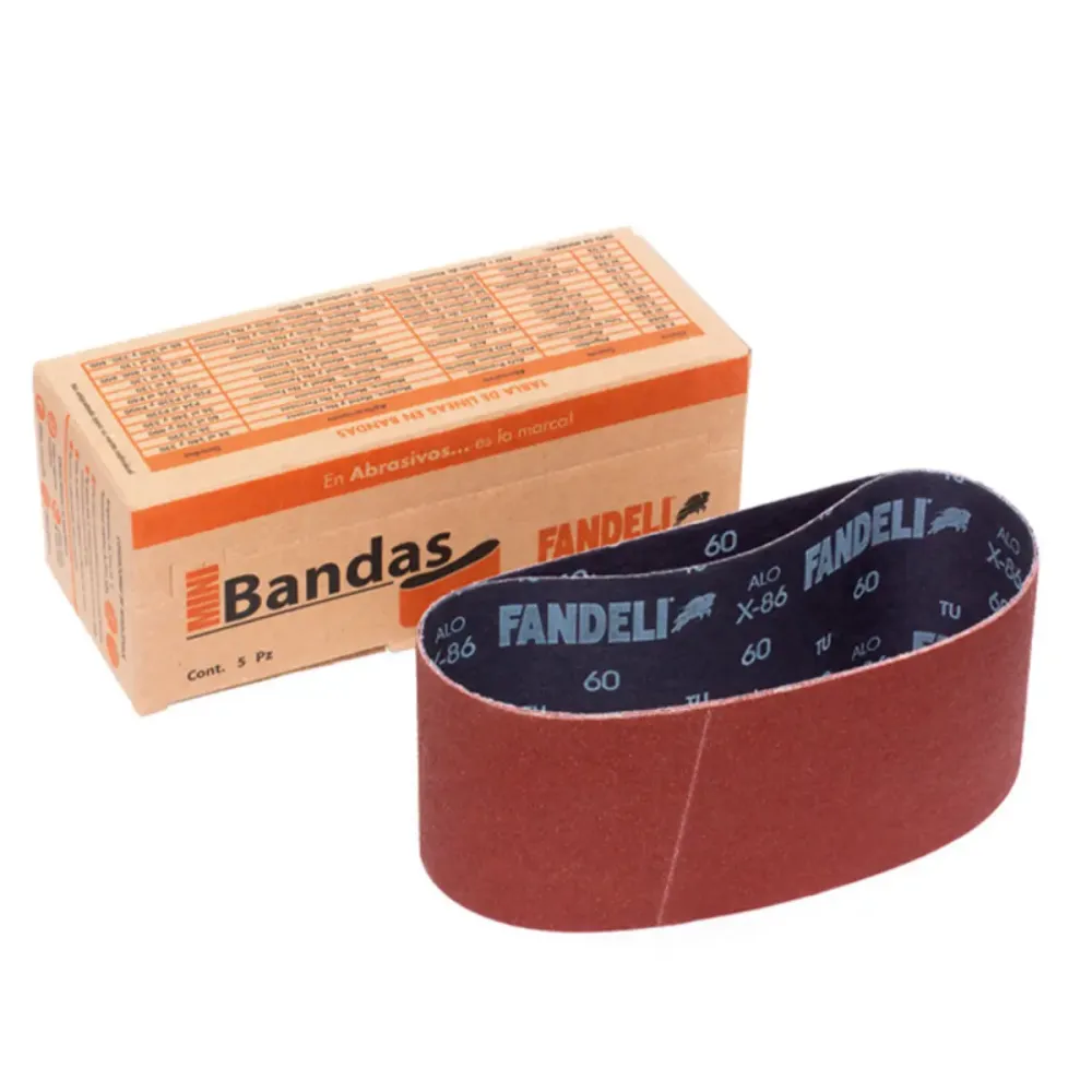 10 Pz Banda Lija Fandeli Grano 60 Modelo 5571