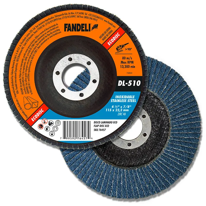 Disco Laminado Z-40 Inoxidable PRO+ 4 1/2" Fandeli
