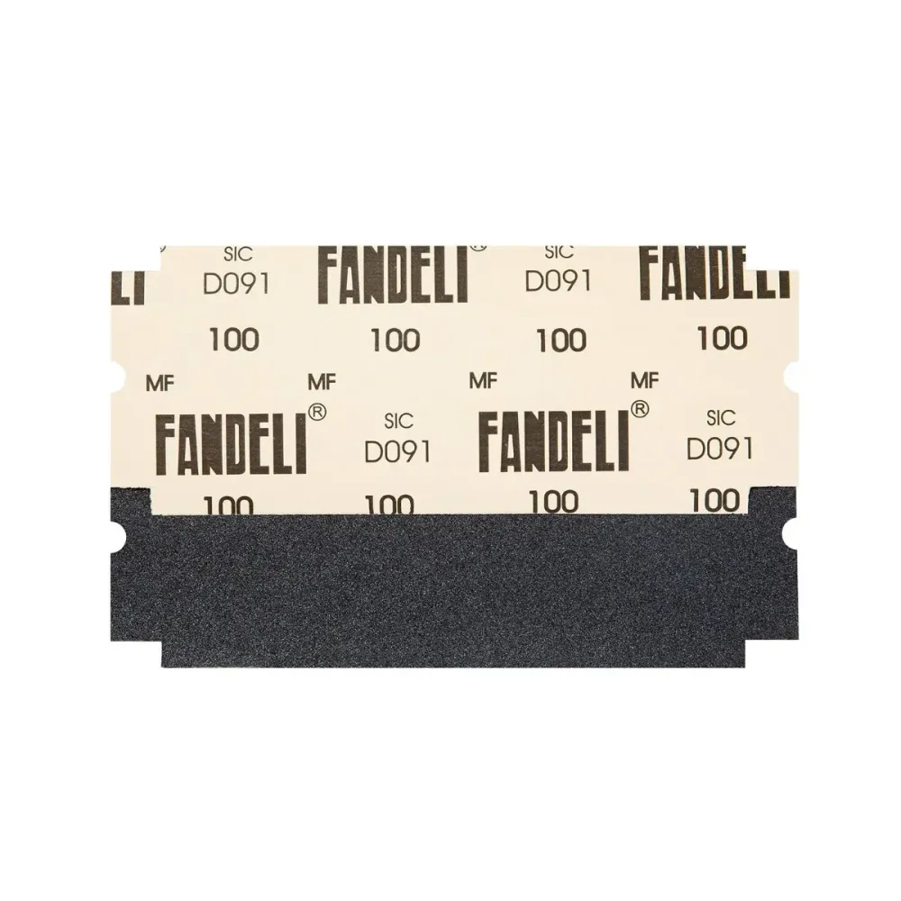Kit 25 Lija Profesional Yeso Paredes Grado Medio 100 Fandeli