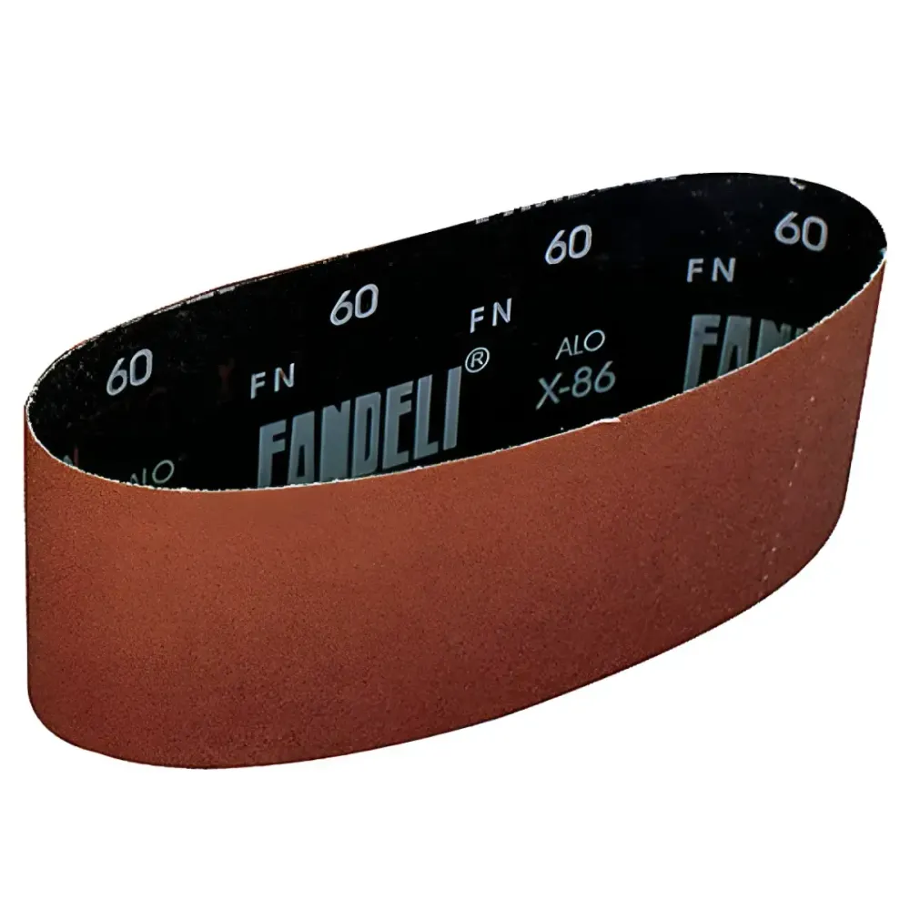 Pack 5 Bandas Lija Fandeli Grano 120 Madera Metal