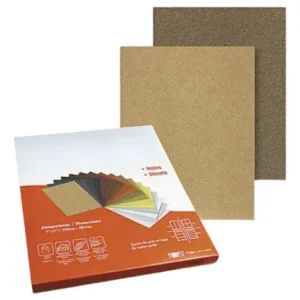 Pack 50 Lijas para Madera Fandeli A080 9x11 Pulgadas Grano 320 Abrasivo Alta Calidad