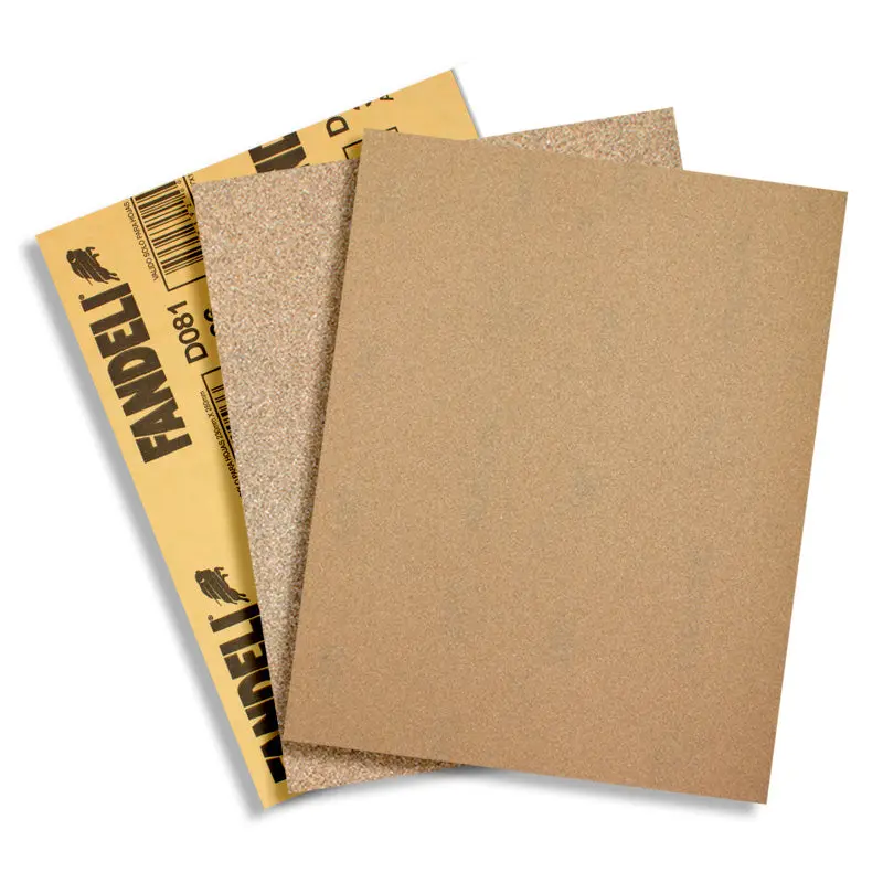 25 piezas Lija para Madera D081 Fandeli 60 Granos 9" x 11"