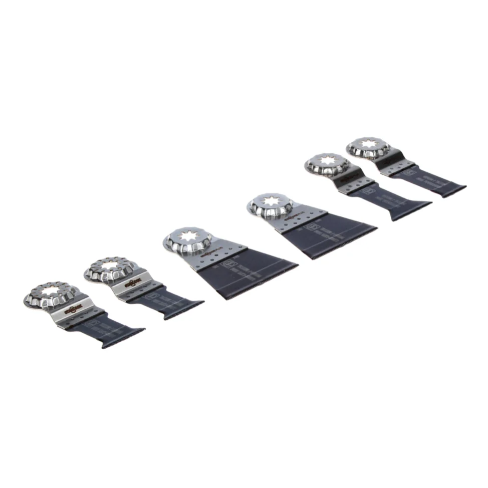 FEIN Best E-Cut Juego de hojas de sierra para madera y metal Starlock Plus 6 piezas (35222967030) Acero HCS