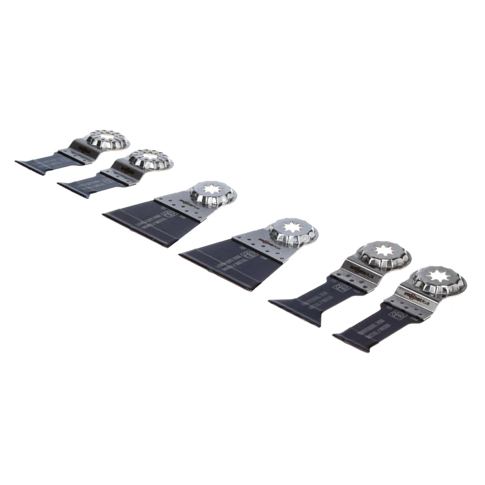 FEIN Best E-Cut Juego de hojas de sierra para madera y metal Starlock Plus 6 piezas (35222967030) Acero HCS