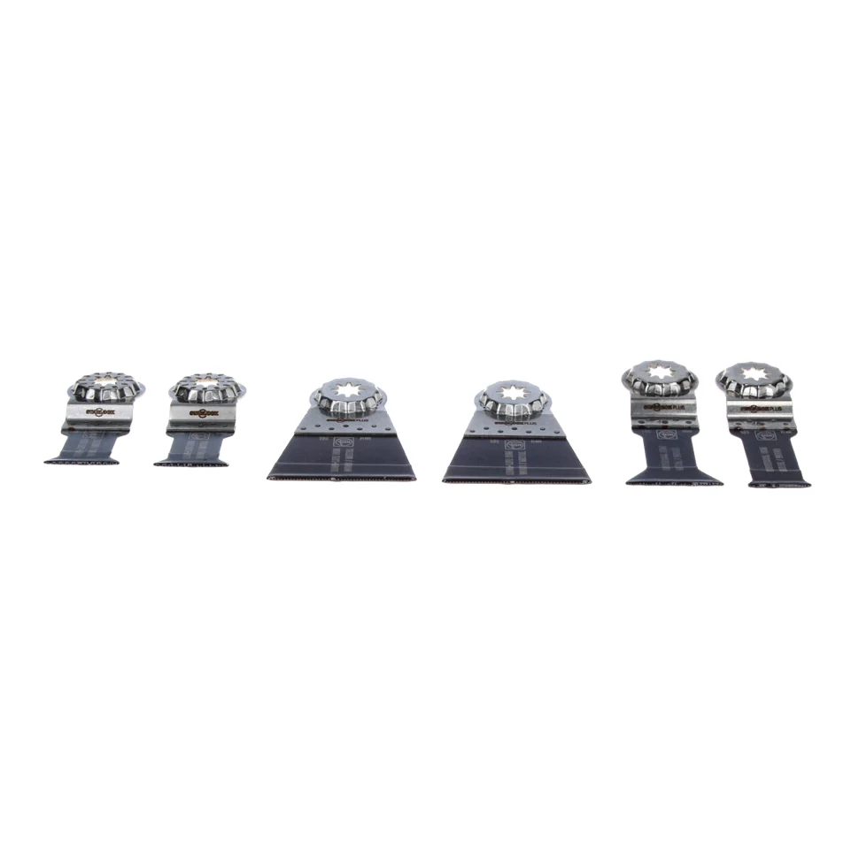 FEIN Best E-Cut Juego de hojas de sierra para madera y metal Starlock Plus 6 piezas (35222967030) Acero HCS