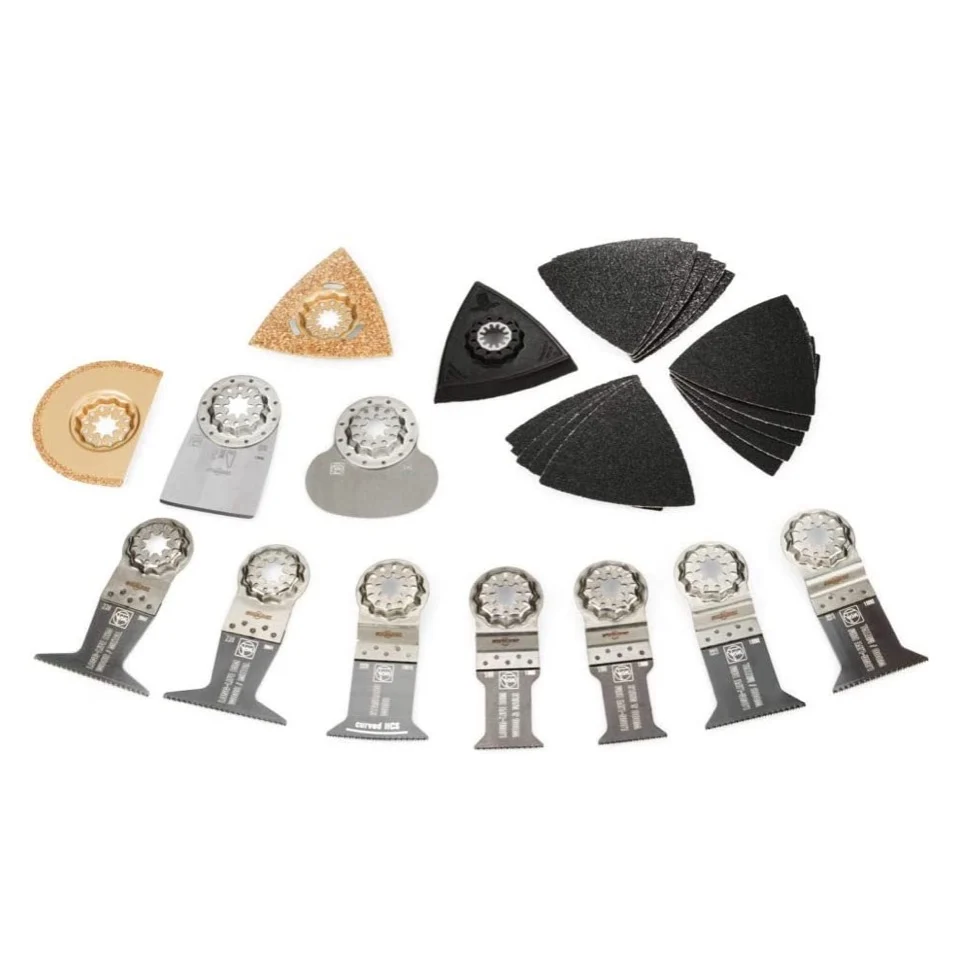 FEIN Best Starlock Renovation Set de accesorios de 26 piezas + caja (35222967060) para Multimaster
