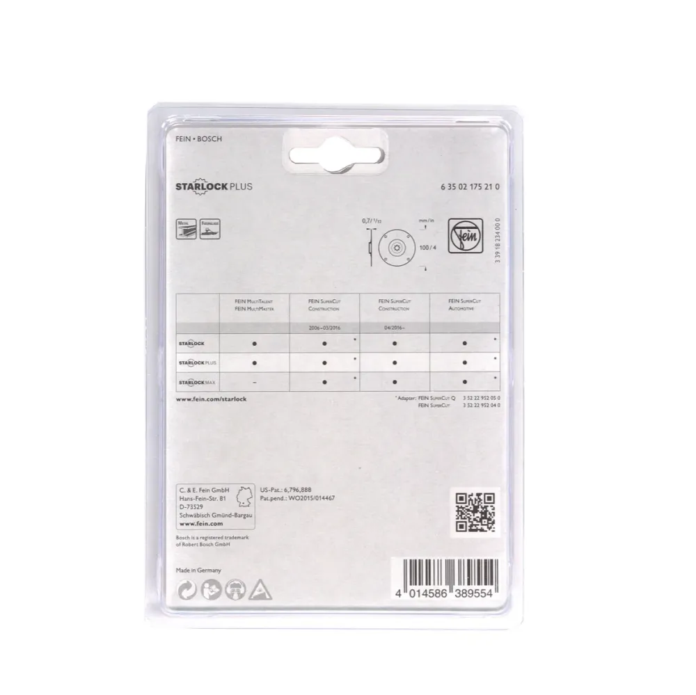 FEIN Hoja de sierra HSS Starlock Plus 100 x 0,7 mm - 1 unidad ( 63502175210 )