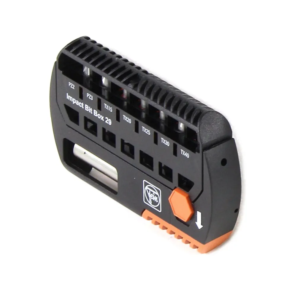 FEIN Impact Bit Box 29 con 7 puntas + Portapuntas magnético ( 60510221010 )