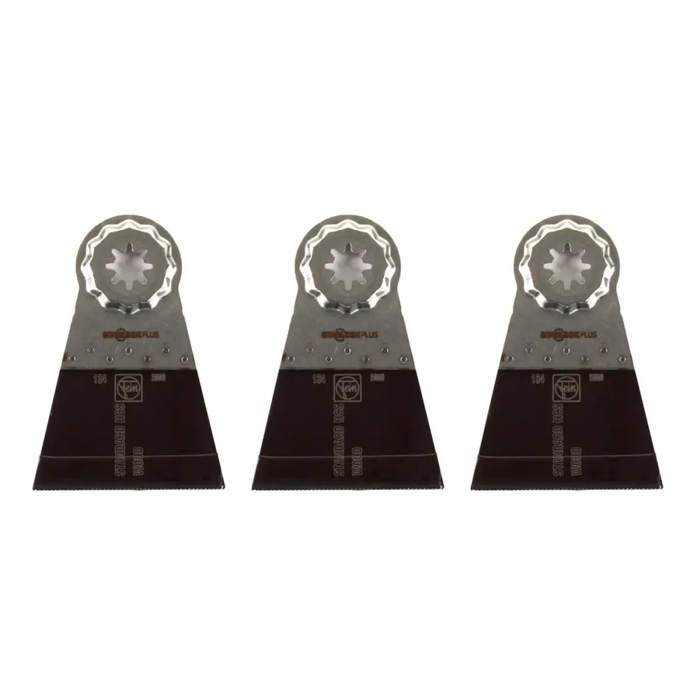 Hoja de sierra Fine E-Cut Standard Starlock Plus 50x65 mm 3 piezas (63502134220) Acero HCS FEIN