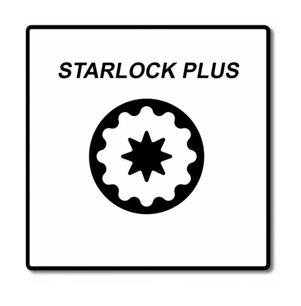 Hoja de sierra Fine E-Cut Standard Starlock Plus 50x65 mm 3 piezas (63502134220) Acero HCS FEIN