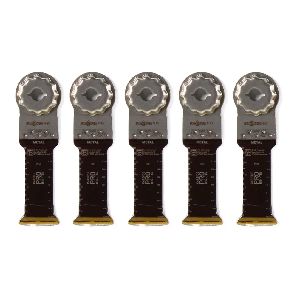 Hojas de sierra Fein E-Cut Carbide Pro Starlock Max 75x32 mm, BIM-TIN ( 63502238230 ), 5 pzs.