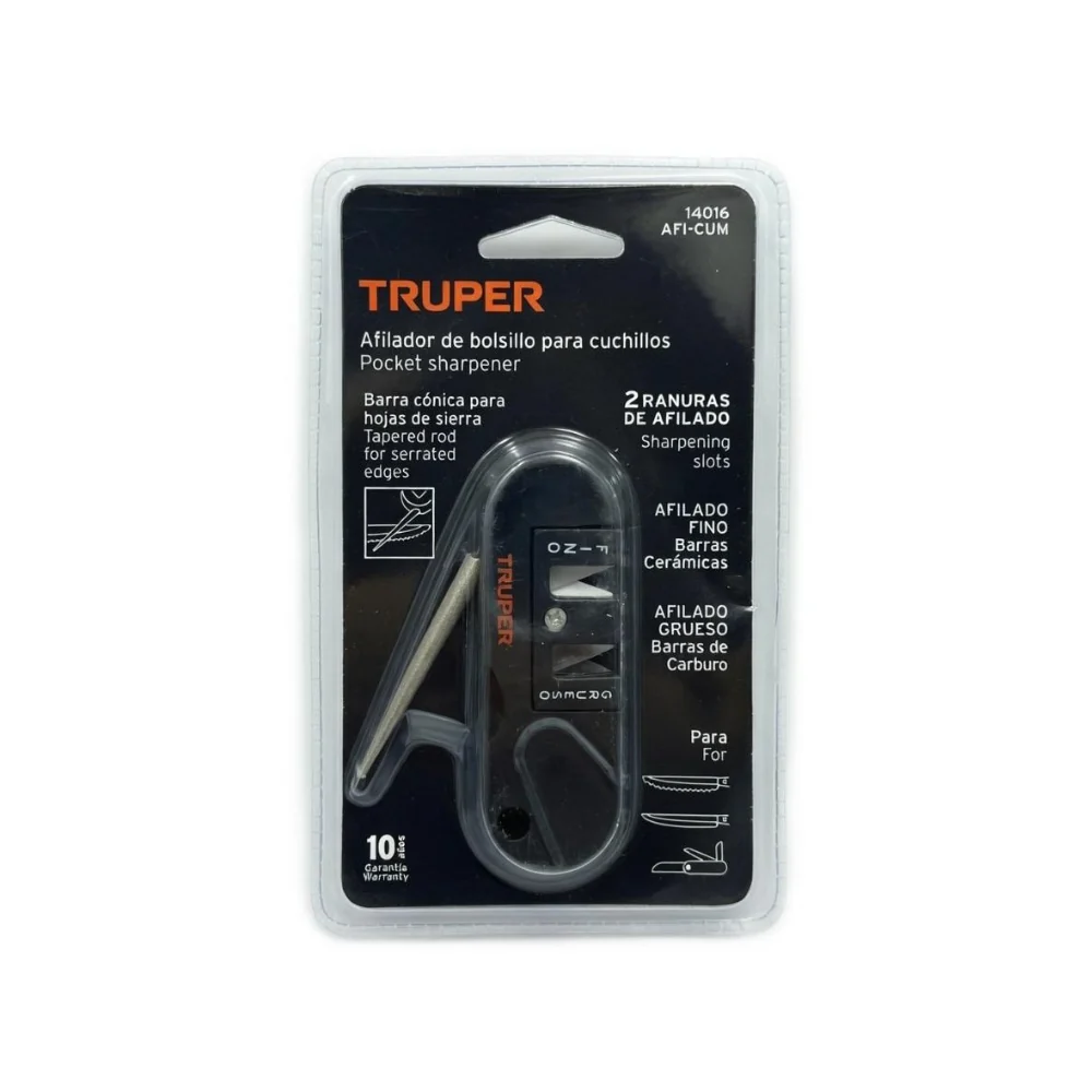 AFILADOR DE BOLSILLO PARA CUCHILLOS TRUPER ferreteria