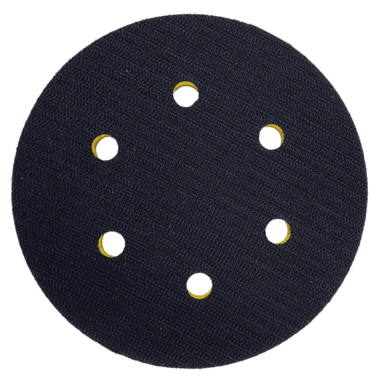 I.O DISCO DE GOMA ORBITAL VELCRO 6" X 6 HUECOS - 2630D FERRETERIA INSTA-YA PITALITO