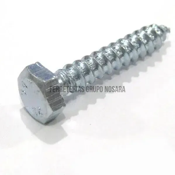 TORNILLO TIRAFONDO 3/8 X 7"" FERRETERÍAS GRUPO NOSARA