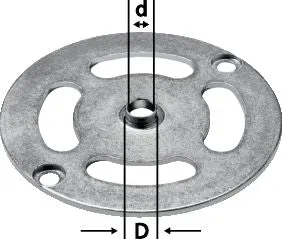 Anillo copiador Festool KR D8.5/ 1010/VS 600 (490772) para 900, 1000, 1010, 1010 R