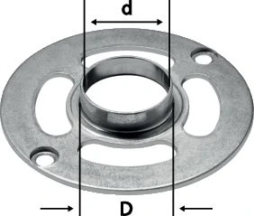Anillo copiador Festool KR-D 27/ 1010 (486032) para 900, 1000, 1010, 1010 R, KF