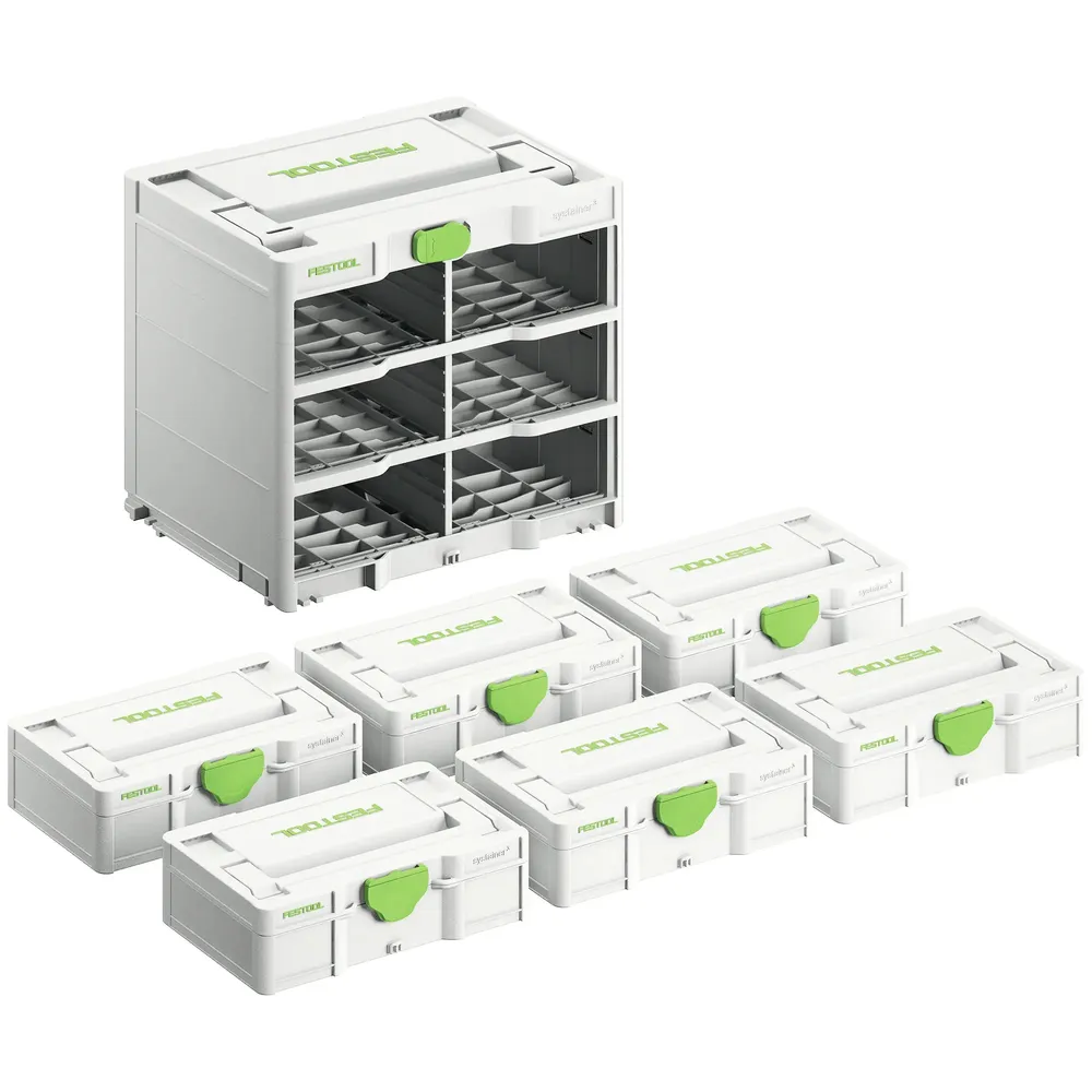 Caja de instrumento Festool Rack Systainer³ SYS3-RK/6 M 337-Set