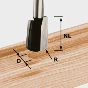 Cortacanales Festool HW S8 R5 (490981) para 900, 1000, 1010, 1010 R, 1400, 2000, 2200