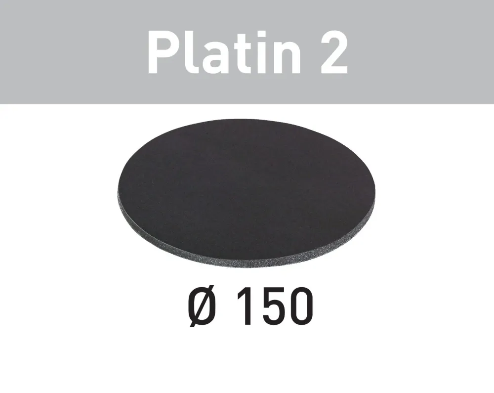 Disco abrasivo Festool STF D150/0 S2000 PL2/15 Platinum 2 (492371) para RO 150, ES 150, ETS 150, ETS EC 150, LEX 150, WTS...
