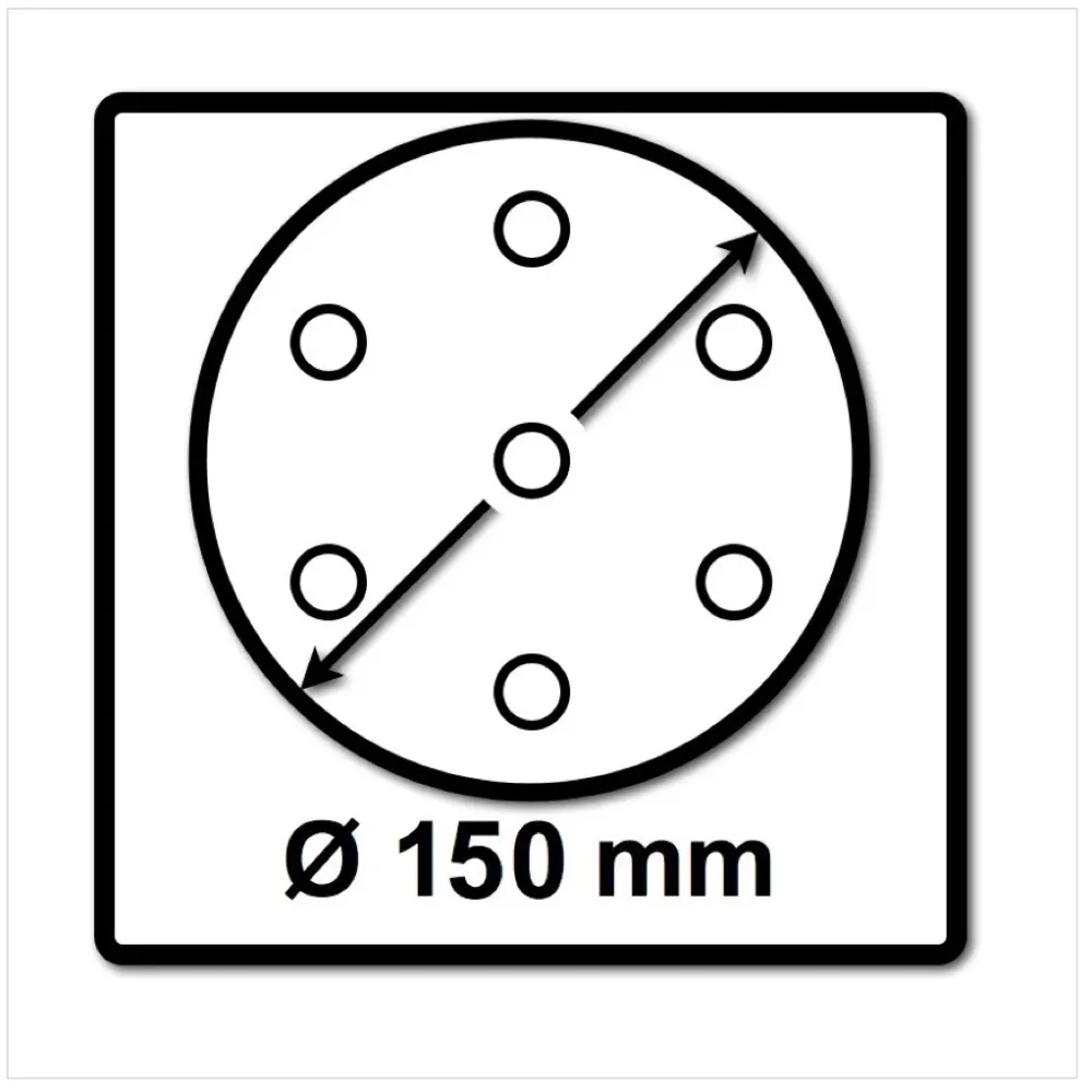 Discos abrasivos Festool STF D150/16 150 mm Granat P180 GR / 100 piezas (496981)