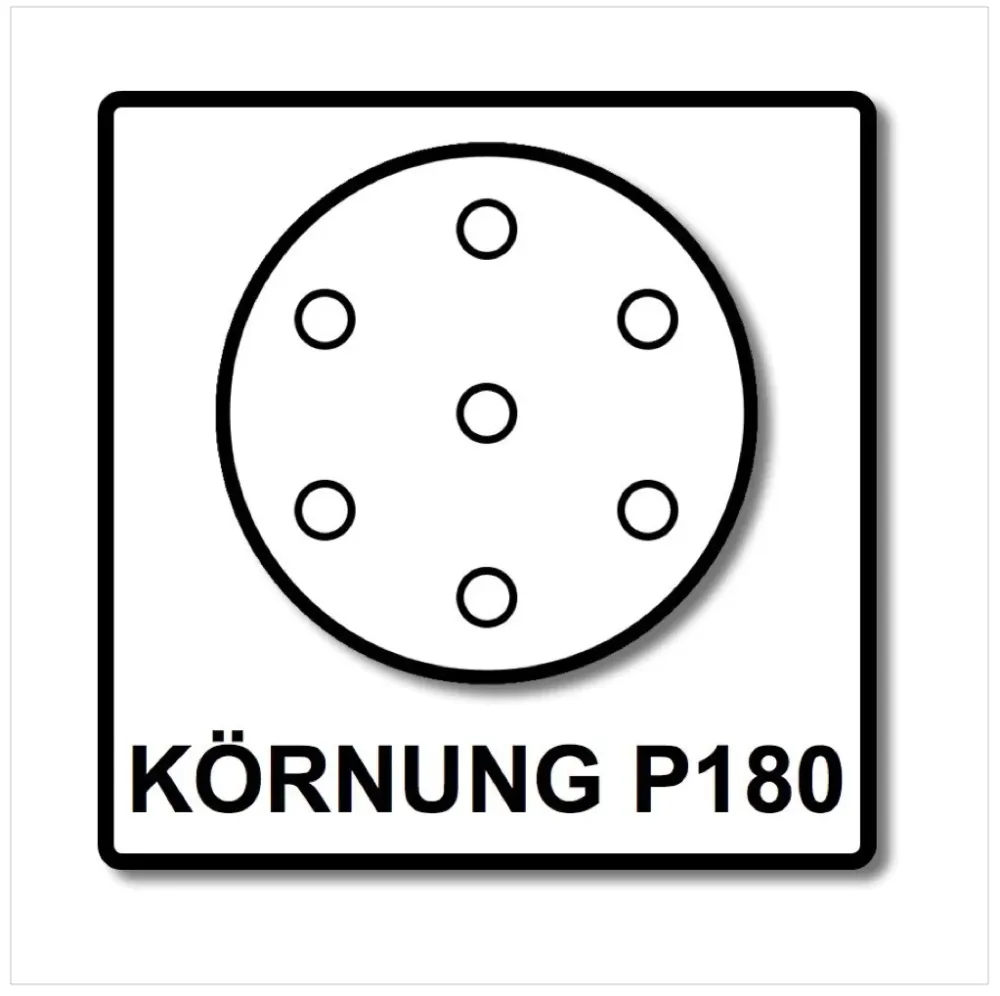 Discos abrasivos Festool STF D150/16 150 mm Granat P180 GR / 100 piezas (496981)