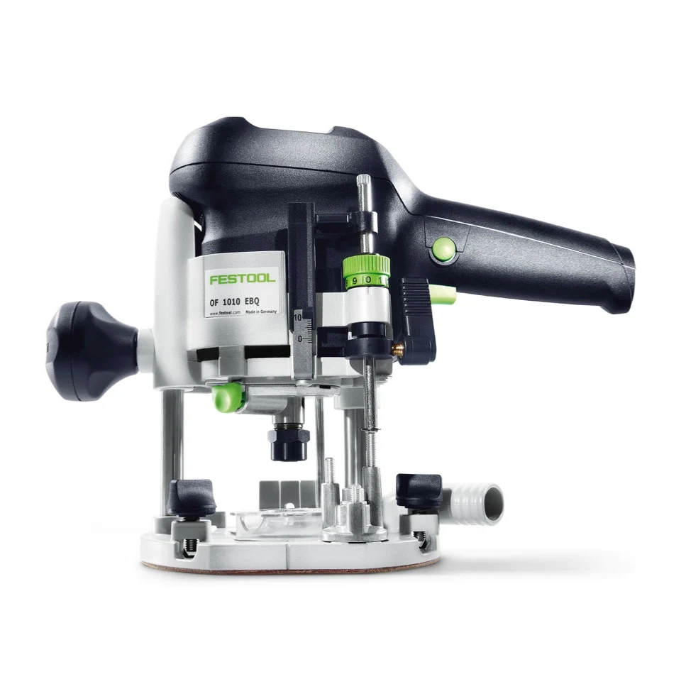Festool 1010 EBQ conjunto fresadora 1010 W 55 mm carrera (576201) + accesorios + Systainer - sucesor de 574375