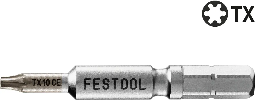 Festool TX 10-50 CENTRO/2 Bit (205076) para taladro atornillador de baterí y taladro percutor de baterí Festool con soport...