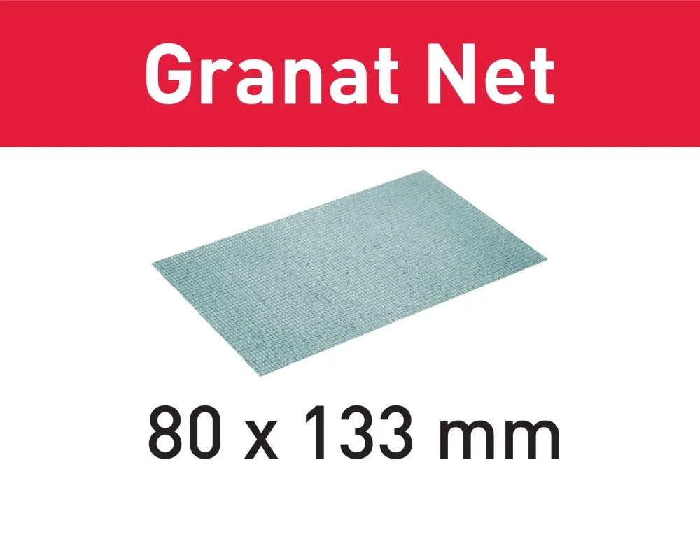 Festool Abrasivo de malla Granat Net STF 80x133 P80 GR NET/50 - 50 unidades ( 203285 )