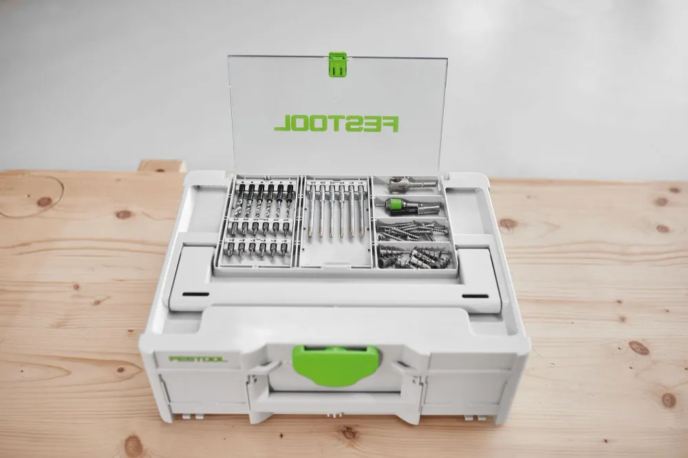 Festool BKS SYS3 Cassette de puntas CE de 100 mm (577399) para taladro/atornillador de baterí Festool y taladro de percusi...