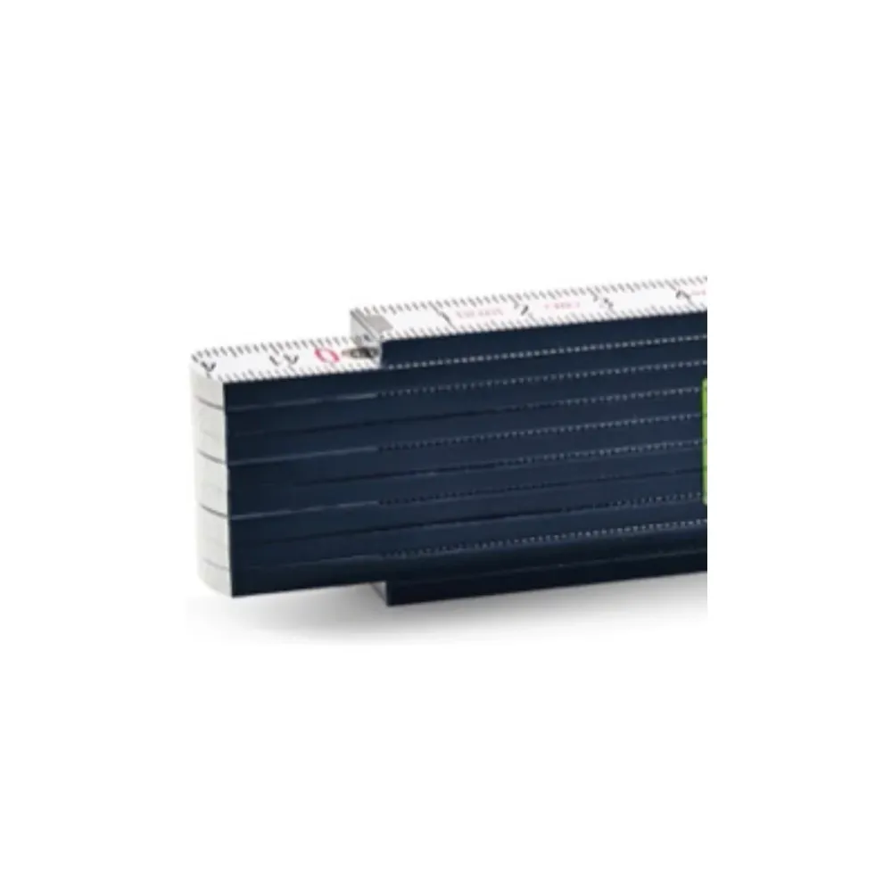 2x Festool Cinta métrica plegable Bastón de eslabones de madera 2 m 10 eslabones ( 201464 )