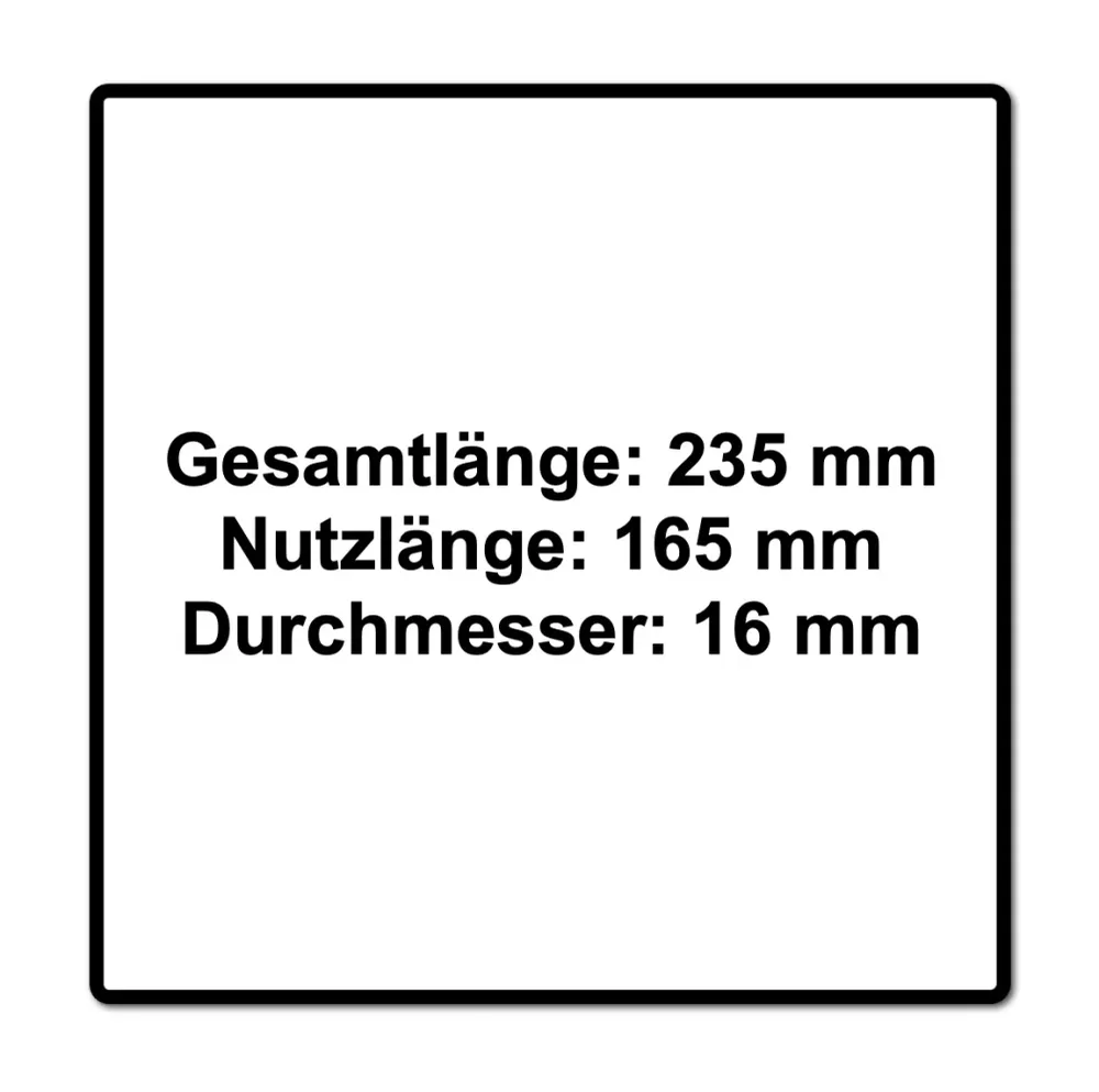 Festool SB CE D16 Broca espiral simple, 16 mm, para taladradoras percutoras y atornilladoras (205908)