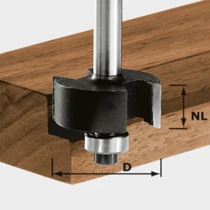 Festool HW S8 D31.7/NL 12.7 cortador de renvalso (491022) para 900, 1000, 1010, 1010 R, 1400, 2000, 2200