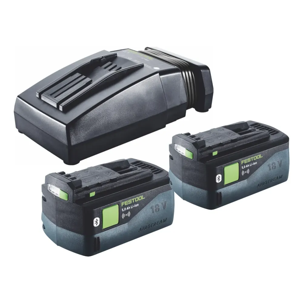 Festool DSC-AGC 18-125 FH EB-Basic 18 V 125 mm Sistema de corte mano alzada sin cable y sin escobillas + 2x baterí 5,0 Ah...