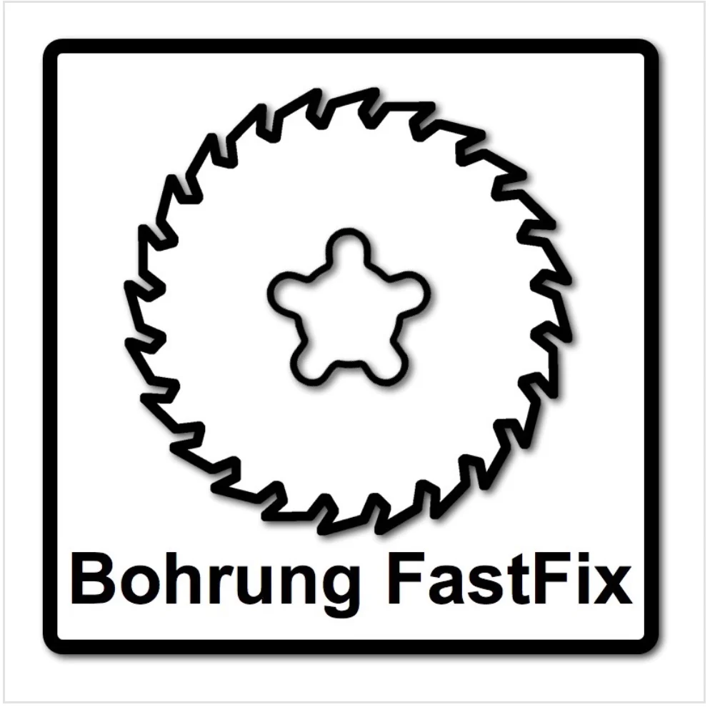 Festool hoja de sierra circular de dientes finos HW 190 x 2,4 mm xFF W48 190 mm 48 dientes FastFix (492050)