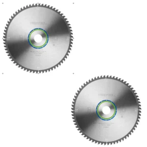 2x Festool hoja de sierra circular especial TF68 aluminio plástico 260 x 2,4 x 30 mm (494607) 260 mm 68 dientes para KS 88...