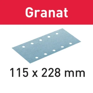 Festool STF 115X228 P40 GR/50 tiras de lijado granate (498944) para RS 200, RS 2, RS 100, RS 100 C, RS 1, RS 1 C, HSK- 115...