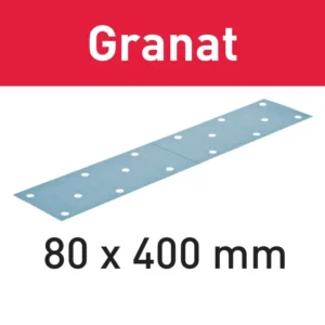 Festool STF 80x400 P120 GR/50 tiras de lija granate (497160) para LRS 400, HSK- 80x400 / 80x200