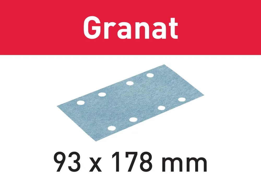 Festool STF 93X178 P240 GR/100 tiras de lija granate (498940) para RS 300, RS 3, LRS 93