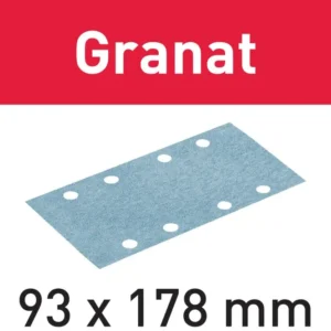 Festool STF 93X178 P40 GR/50 tiras de lijado granate (498933) para RS 300, RS 3, LRS 93
