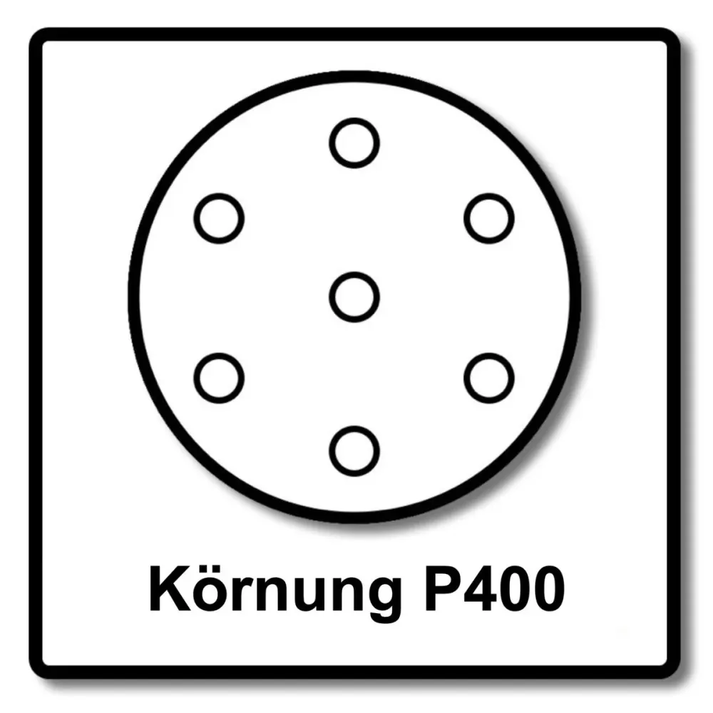 Festool STF D150/48 Discos de amolar granate P400 150 mm 400 piezas ( 4x 575172 ) para RO 150, ES 150, ETS 150, ETS EC 150...