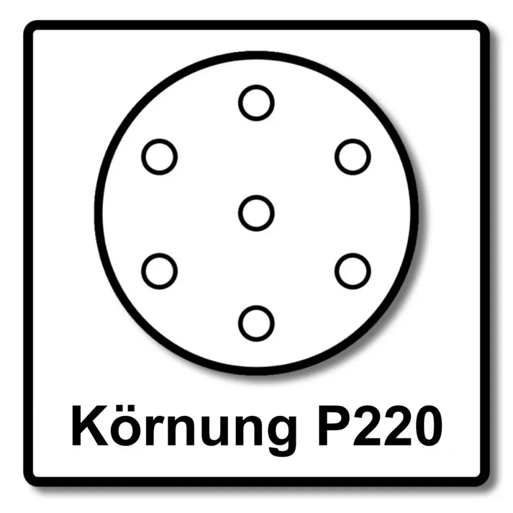 Festool STF D150/48 Discos de amolar granate P220 150 mm 200 piezas ( 2x 575167 ) para RO 150, ES 150, ETS 150, ETS EC 150...