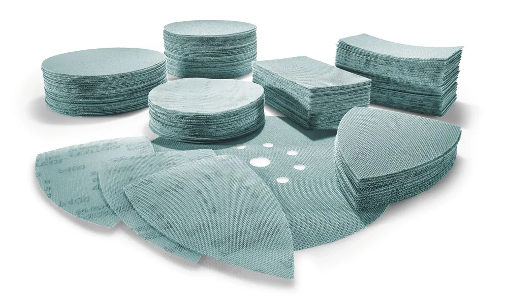 Festool STF D225 P240 GR NET/25 malla abrasiva Granate Net (203318) para lijadoras de cuello largo PLANEX LHS 2 225 EQ(I),...